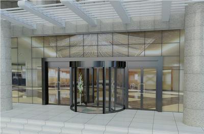 青島科銳安 專業(yè)供應(yīng)高品質(zhì)旋轉(zhuǎn)門，廠家直銷，支持定制，品質(zhì)卓越